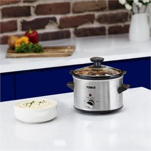 Tower Stainless Steel 1.5L Slow Cooker